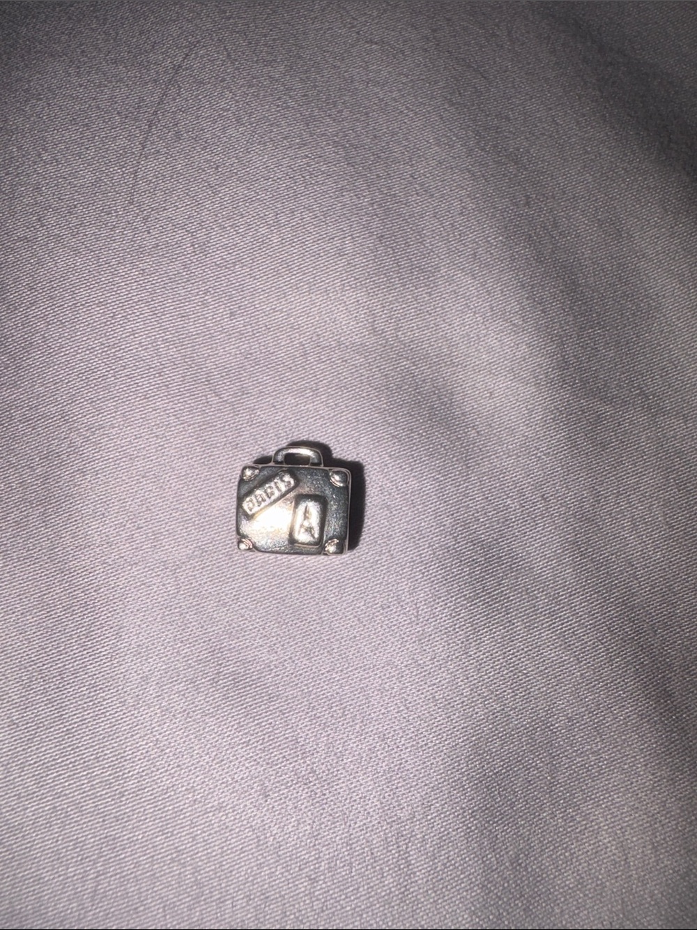 Pandora Silver Suitcase Charm - Silver